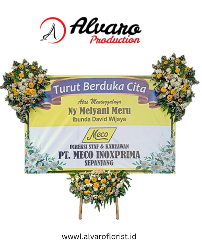 Bunga Papan Duka Cita Alexandria Ukuran Penuh, Harga Terbaik di Jakarta - Alvaro Florist Id