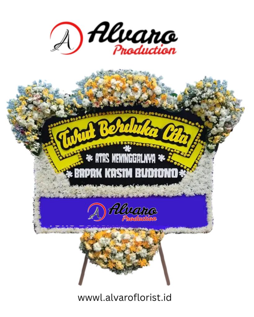 Bunga Papan Duka Cita Alivia Pilihan Klasik & Terhormat di Jakarta - Alvaro Florist Id