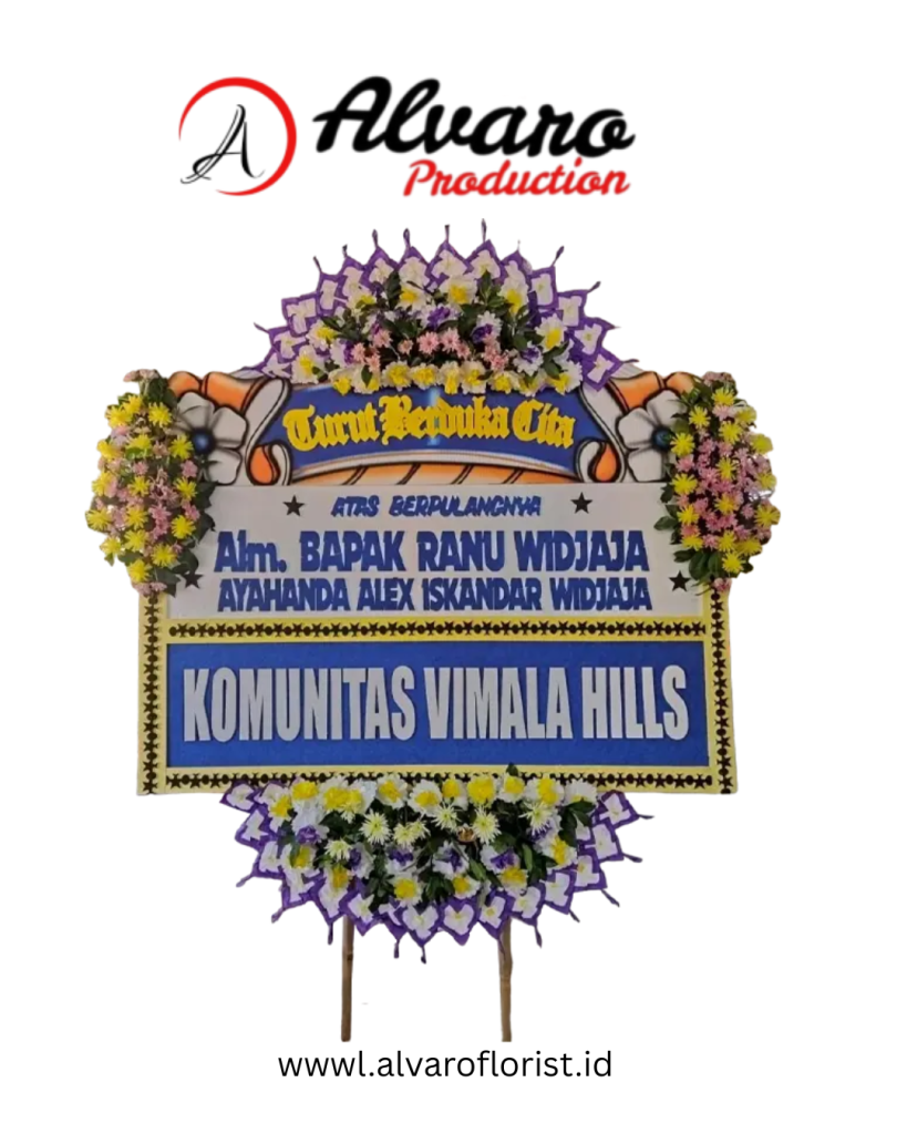 Bunga Papan Duka Cita Dewi Pesan Ucapan Belasungkawa di Jakarta - Alvaro Florist Id