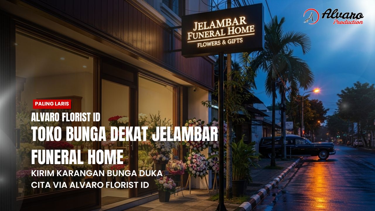 Toko Bunga Dekat Jelambar Funeral Home Kirim Karangan Bunga Duka Cita via Alvaro Florist ID